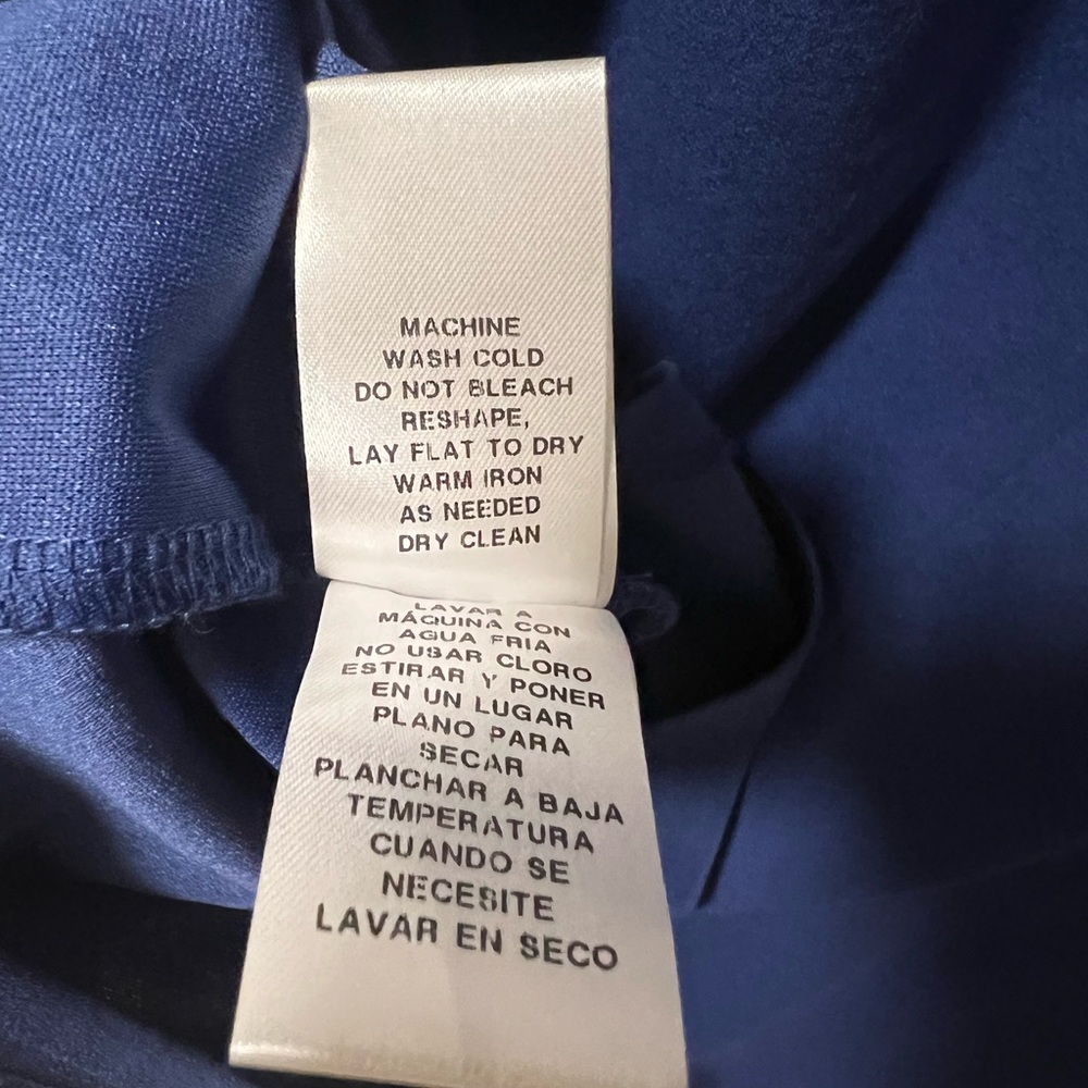 Donna Morgan Royal Blue dress - Helly R Severance - Size 12 - Picture 6 of 7